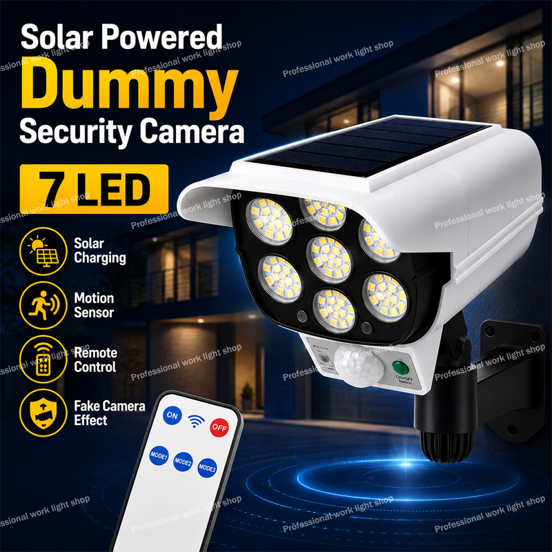 Home Yard Security Cameras - مصباح أمان خارجي يعمل بالطاقة الشمسية