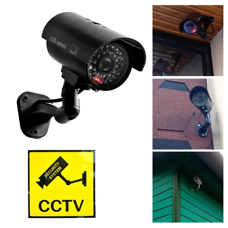 Home Security Tech - كاميرا وهمية على شكل رصاصة مع