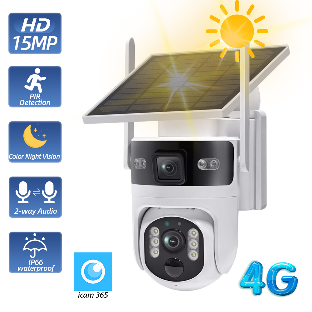 Home Yard Security Cameras - كاميرا أمان خارجية لاسلكية تعمل بالطاقة