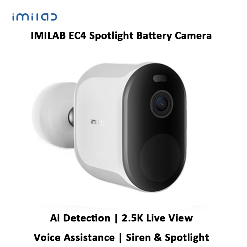 Home Yard Security Cameras - كاميرا Imilab EC4 الخارجية 2.5K WiFi
