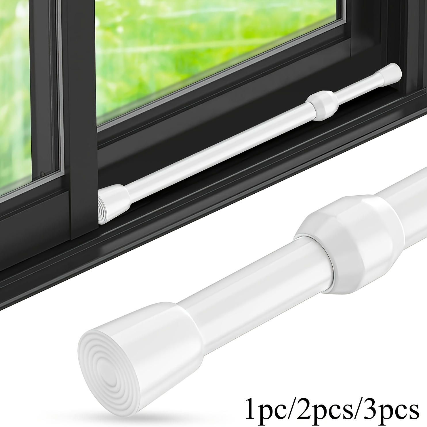 Home Security Bars - قضيب أمان قابل للتعديل من المعدن