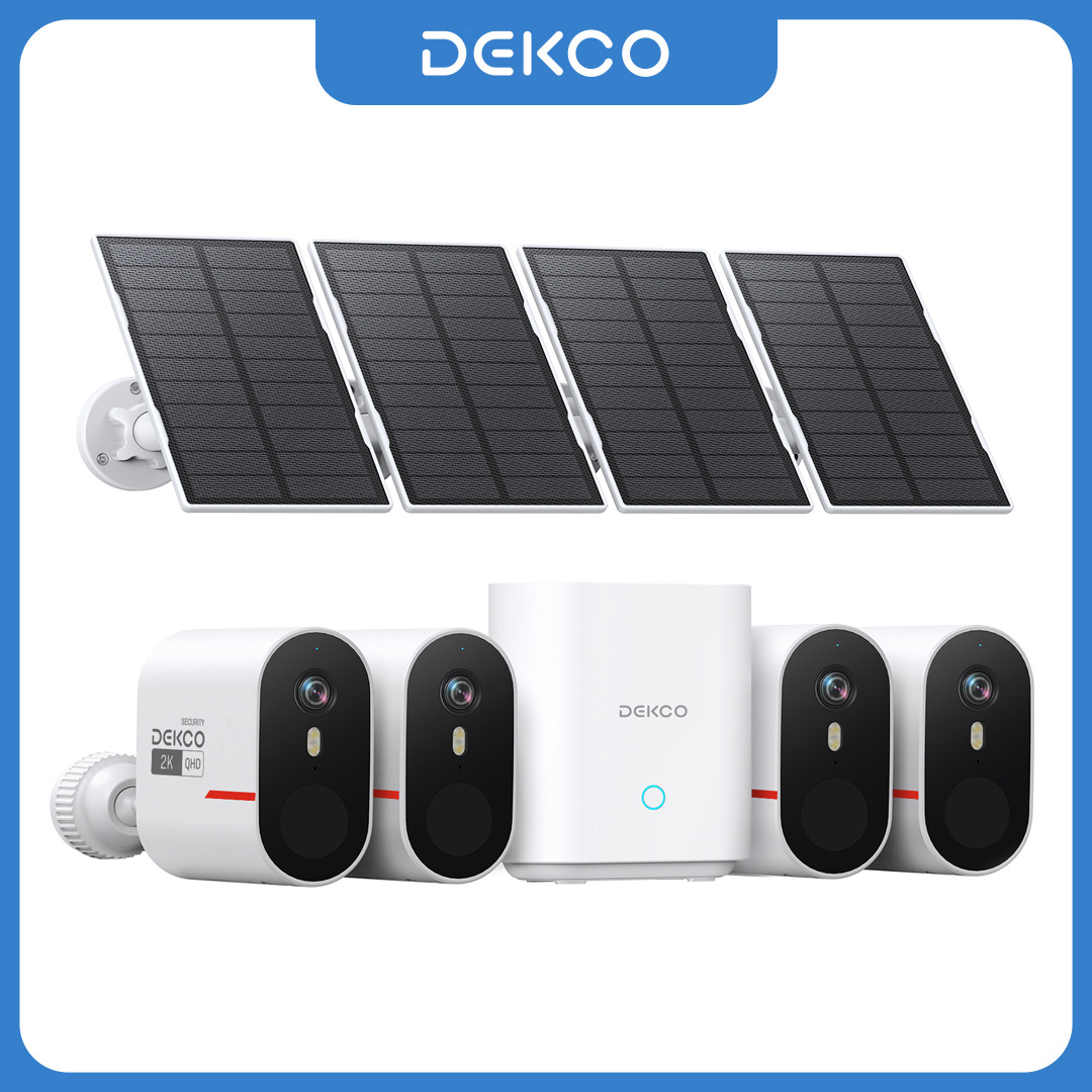 Home Security Outdoor Cameras - نظام كاميرات ديككو 3MP واي فاي