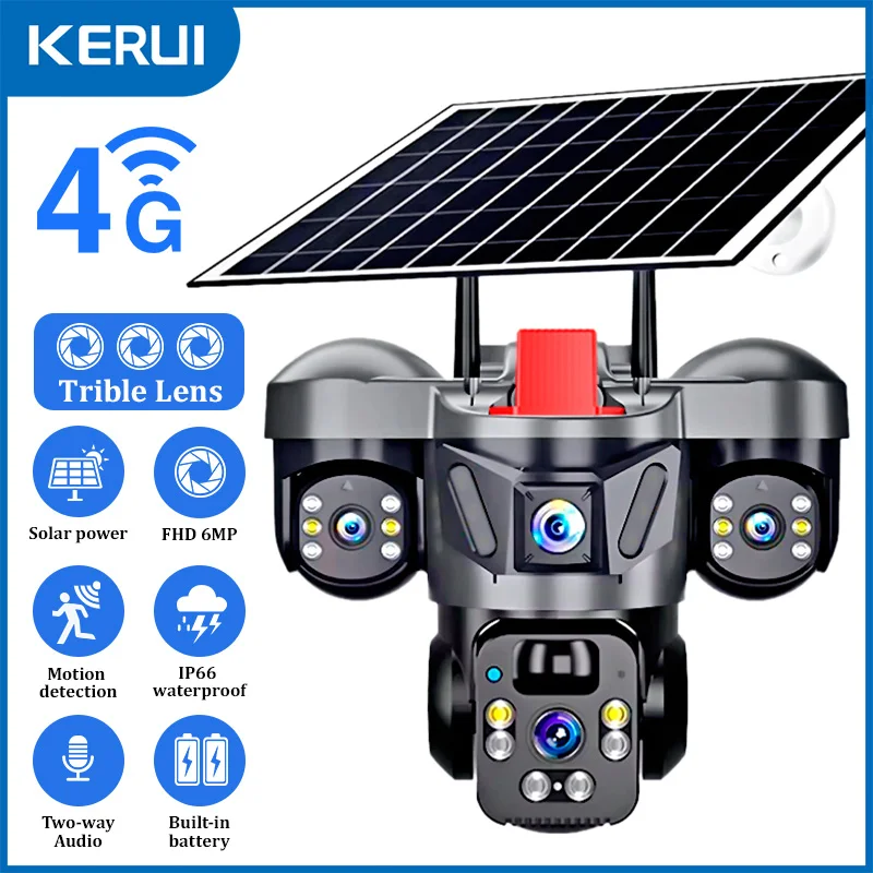 Home Security Tech - KERUI في الهواء الطلق PTZ 6MP
