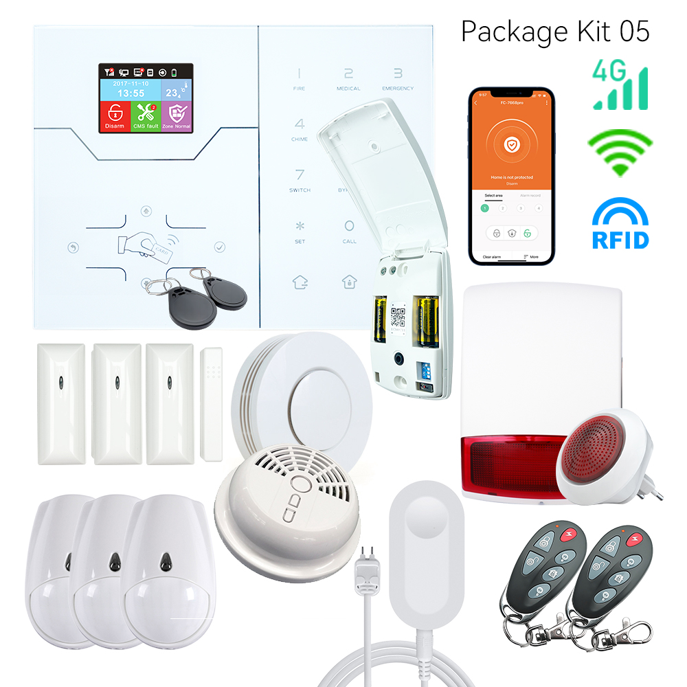 Home Security No Subscription - نظام إنذار ذكي للمنزل HA-VGW، نظام