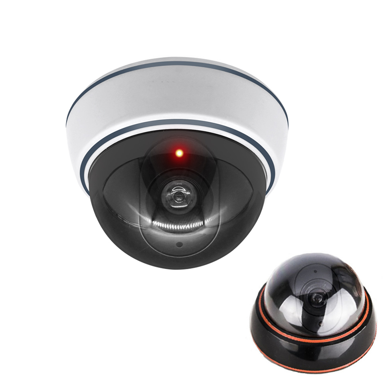 Home Security Tech - الإبداعية أسود/أبيض وهمية كاميرا بشكل قبة