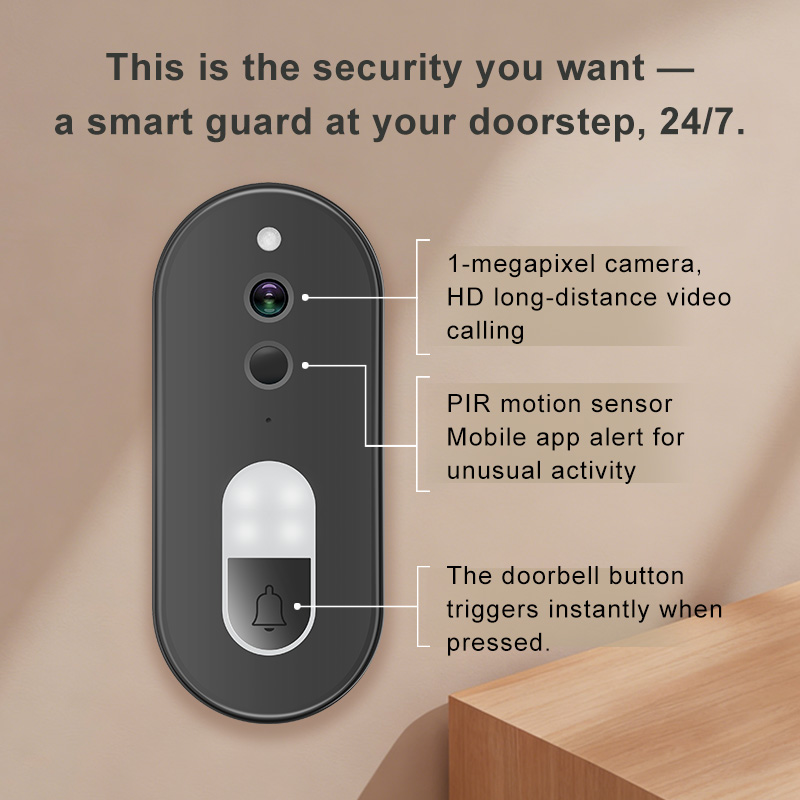 جرس باب ذكي لاسلكي واي فاي بدق - مراجعة Home Security Tech وسعره