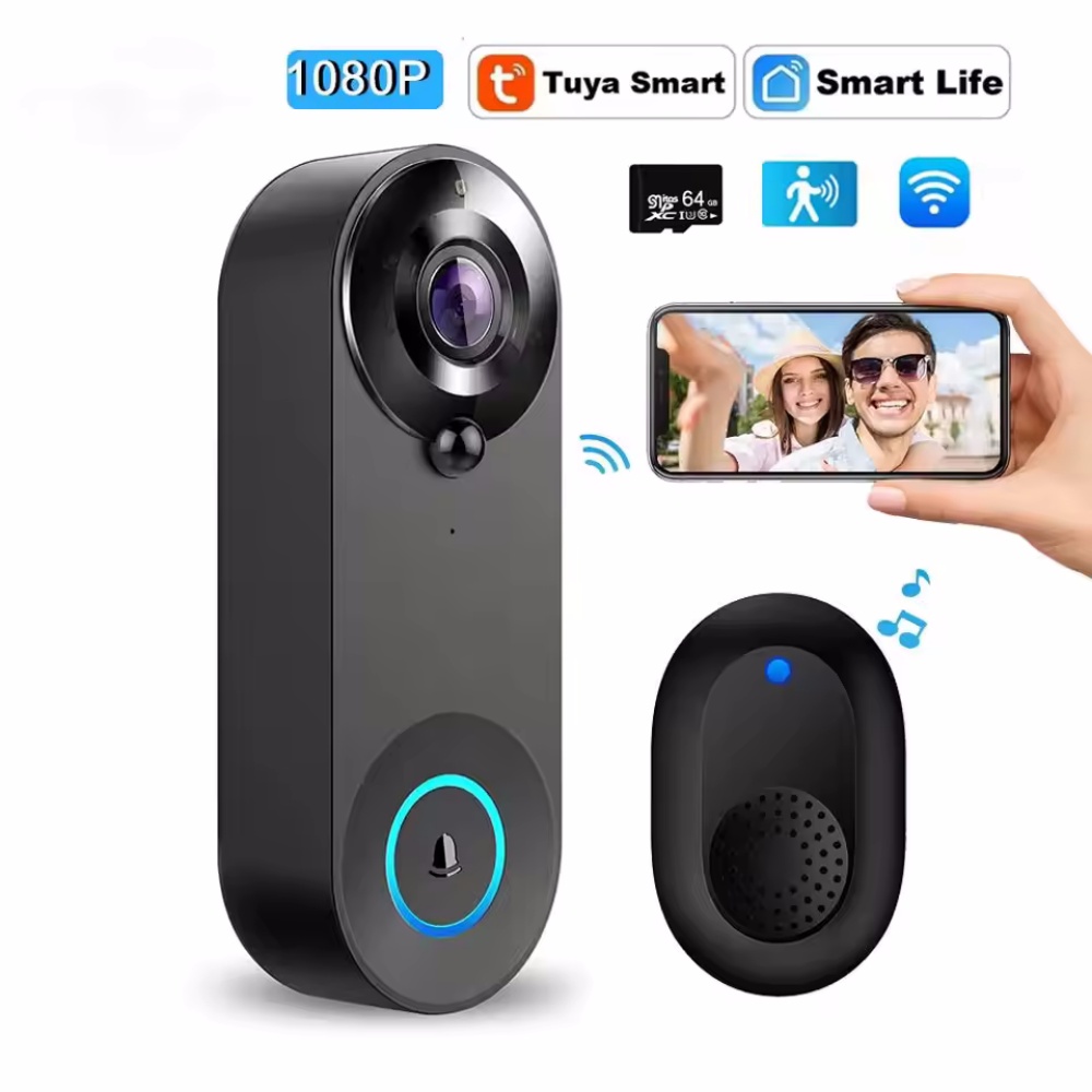 Tuya 1080P اللاسلكية جرس باب و - مراجعة Home Security Tech وسعره