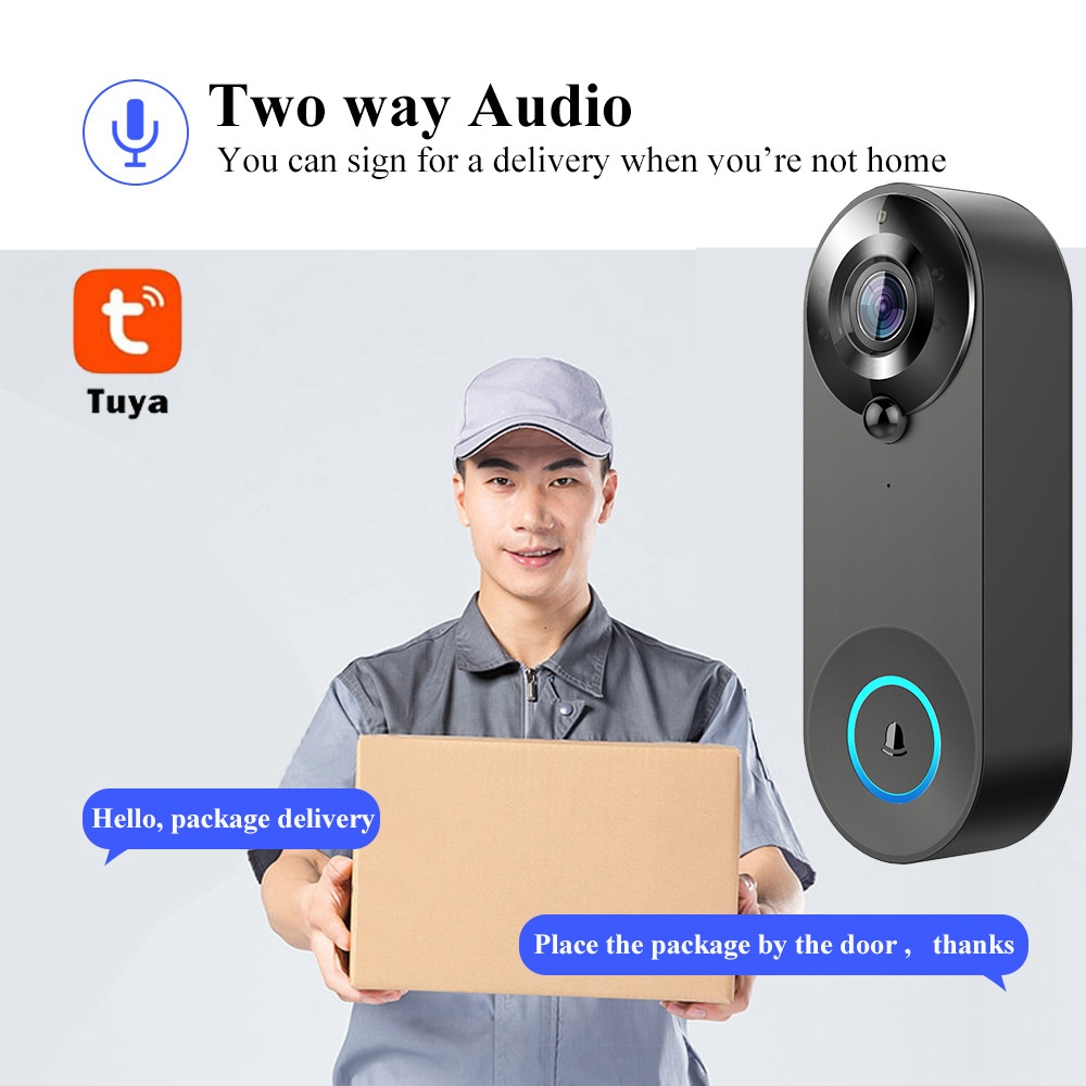 Tuya 1080P اللاسلكية جرس باب و - مراجعة Home Security Tech وسعره