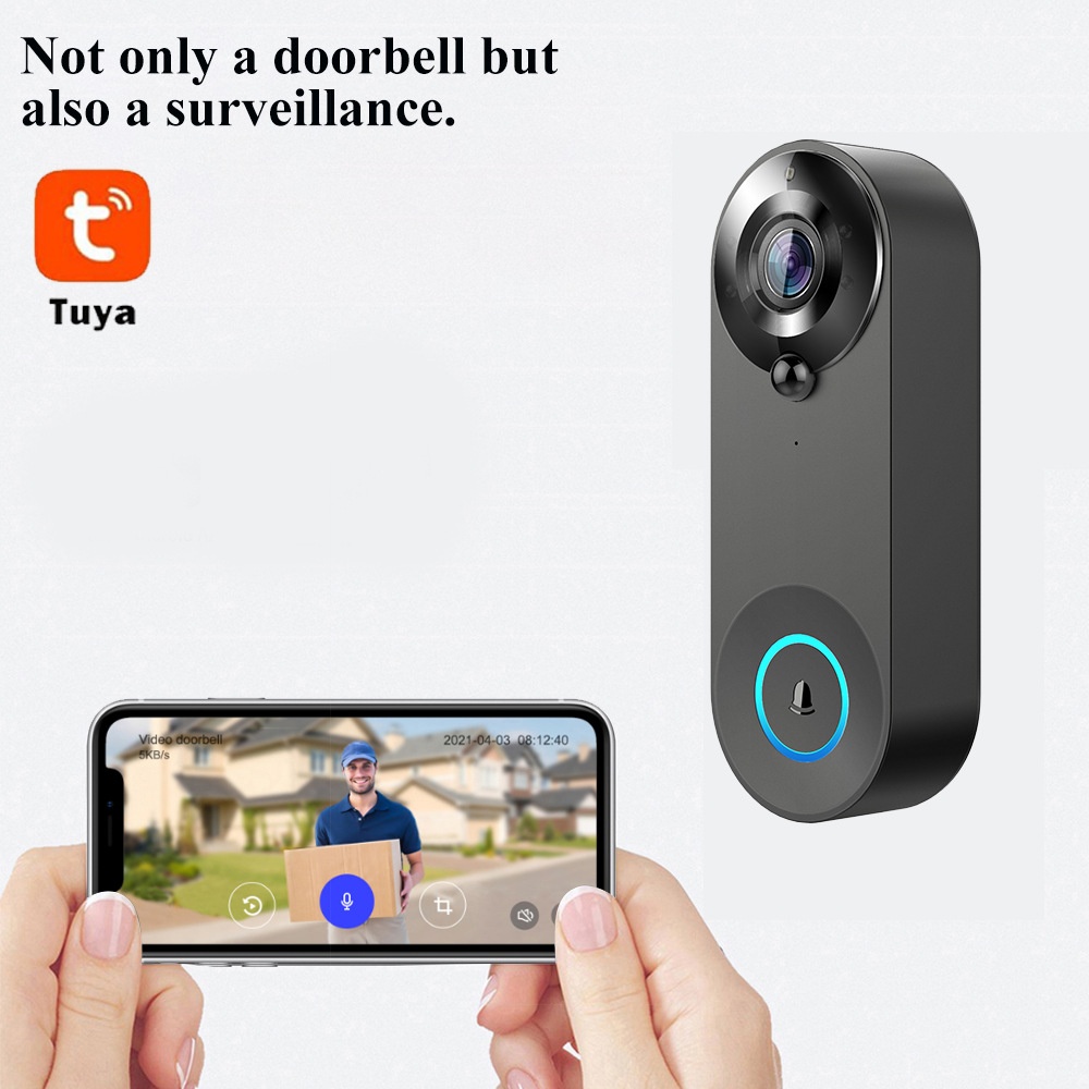 Tuya 1080P اللاسلكية جرس باب و - مراجعة Home Security Tech وسعره