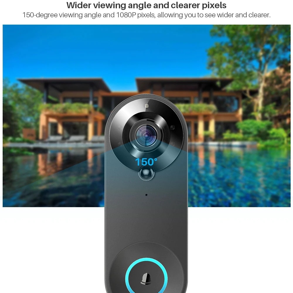 Tuya 1080P اللاسلكية جرس باب و - مراجعة Home Security Tech وسعره