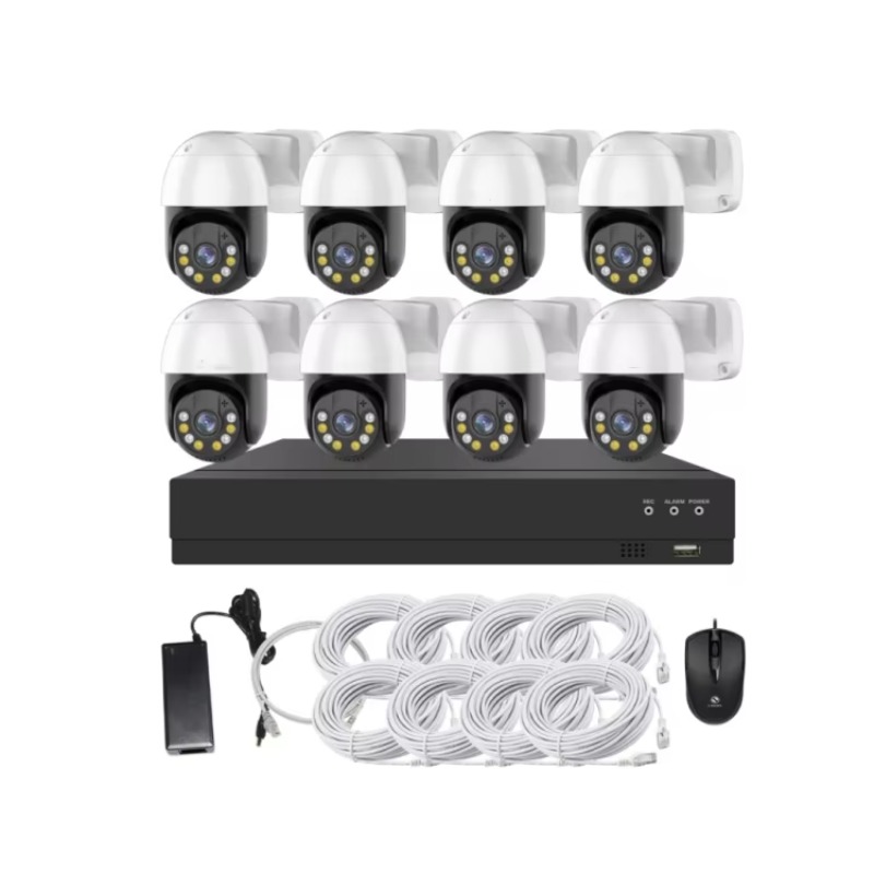 طقم كاميرات مراقبة 4 قنوات و8  - مراجعة Home Security Outdoor Cameras وسعره