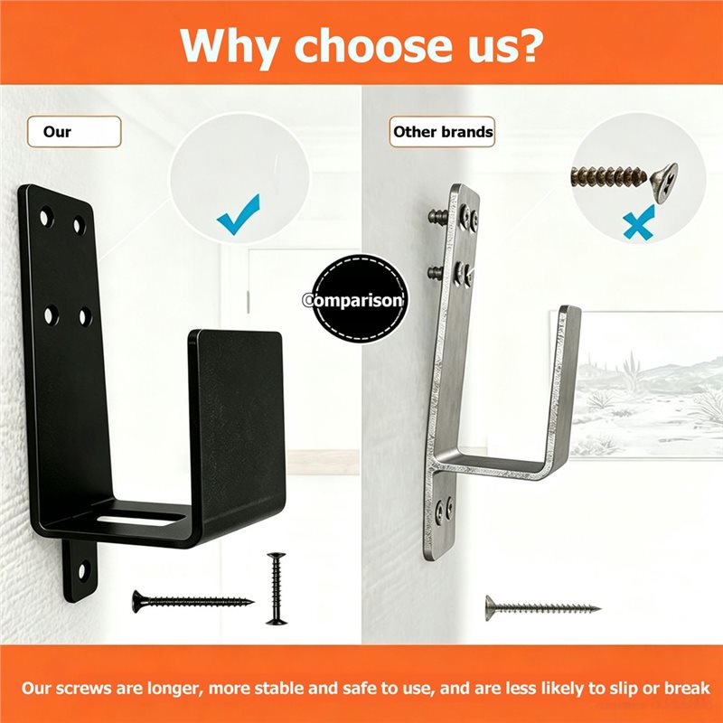 A02F-أسود على شكل حرف U لدعاما - مراجعة Home Security Bars وسعره