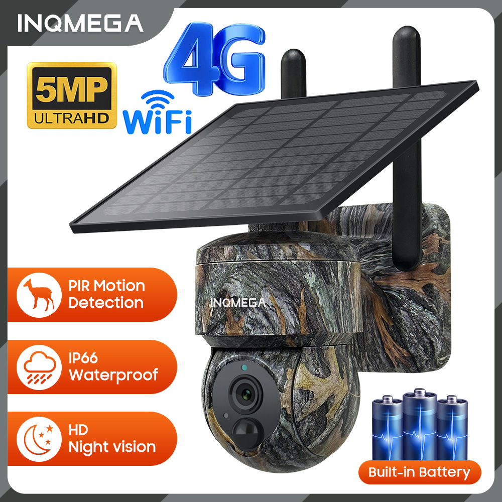 INQMEGA 5MP 4G / WIFI كاميرا أ - مراجعة Home Security Outdoor Cameras وسعره
