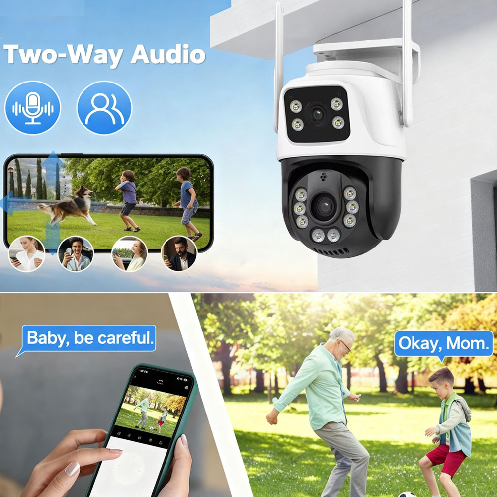 كاميرا أمنية لاسلكية خارجية بد - مراجعة Home Yard Security Cameras وسعره
