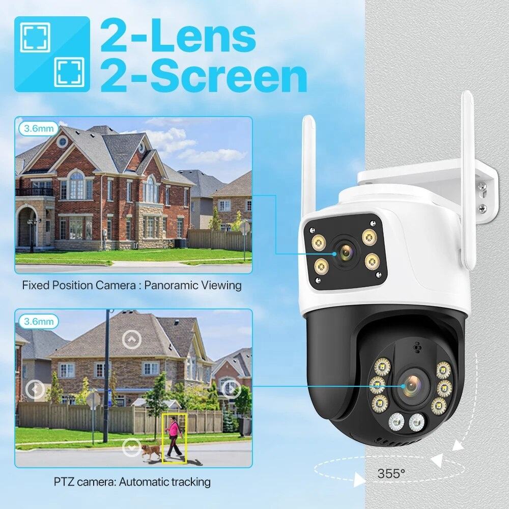 كاميرا أمنية لاسلكية خارجية بد - مراجعة Home Yard Security Cameras وسعره