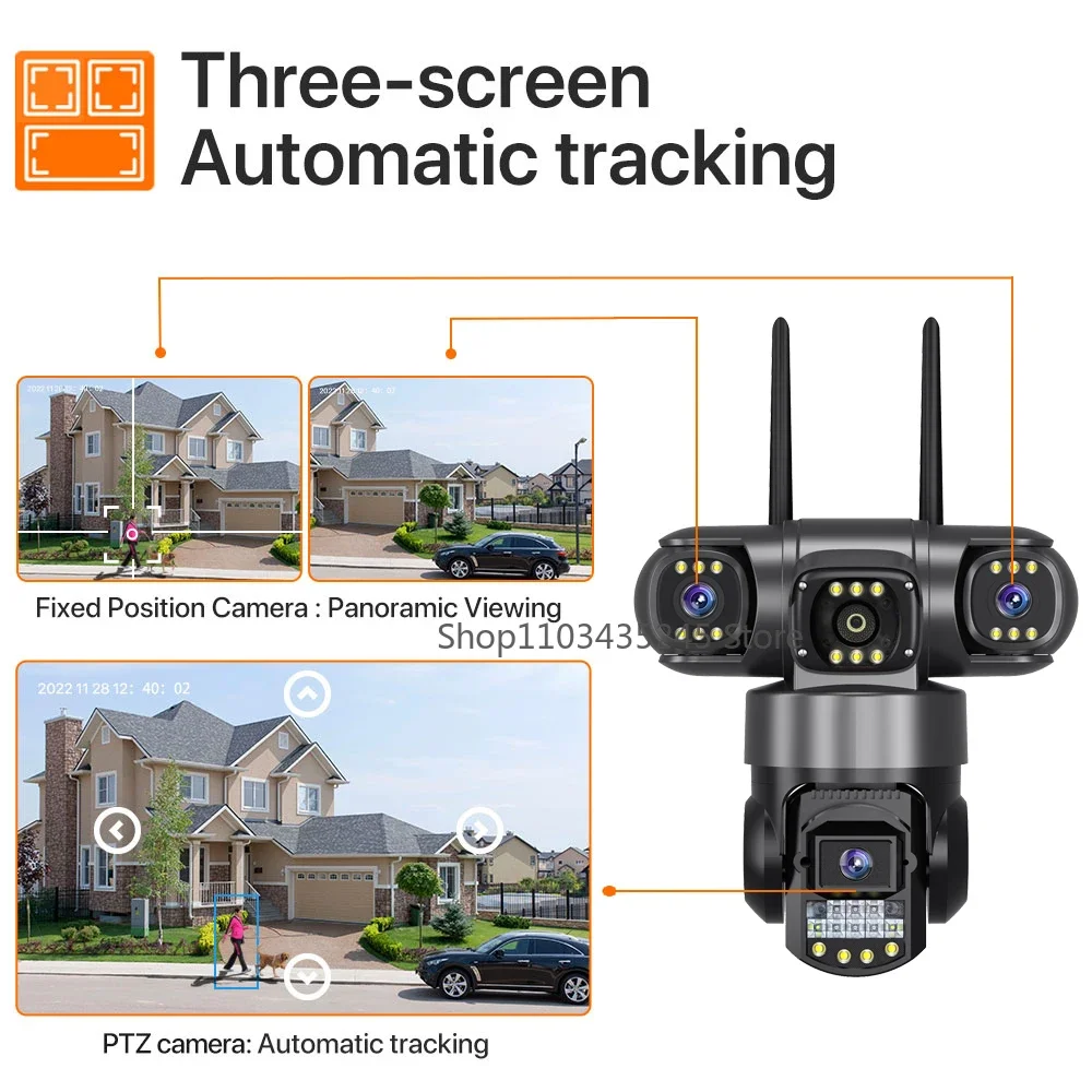 كاميرا مراقبة واي فاي 4G بثلاث - مراجعة Home Yard Security Cameras وسعره