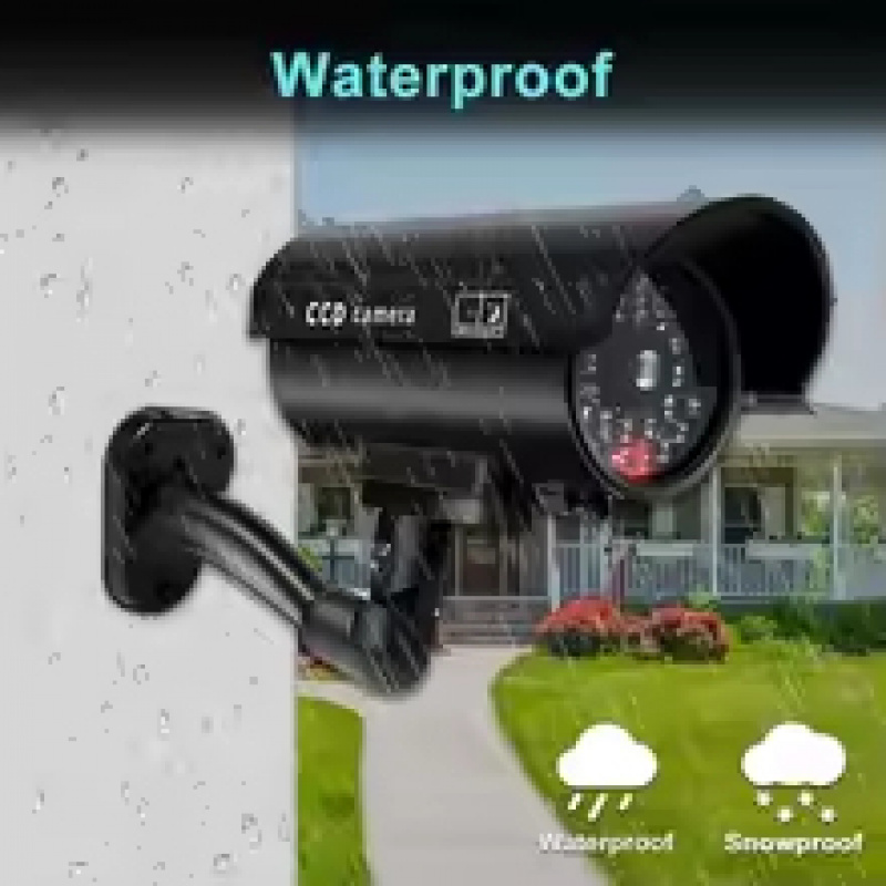 كاميرا وهمية على شكل رصاصة مع  - مراجعة Home Security Tech وسعره