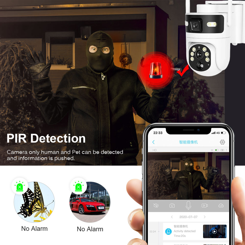 كاميرا أمان خارجية لاسلكية تعم - مراجعة Home Yard Security Cameras وسعره