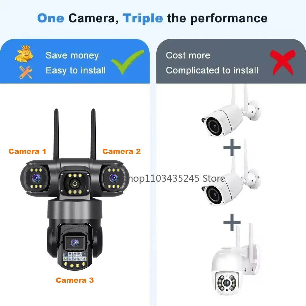 كاميرا مراقبة واي فاي 4G بثلاث - مراجعة Home Yard Security Cameras وسعره