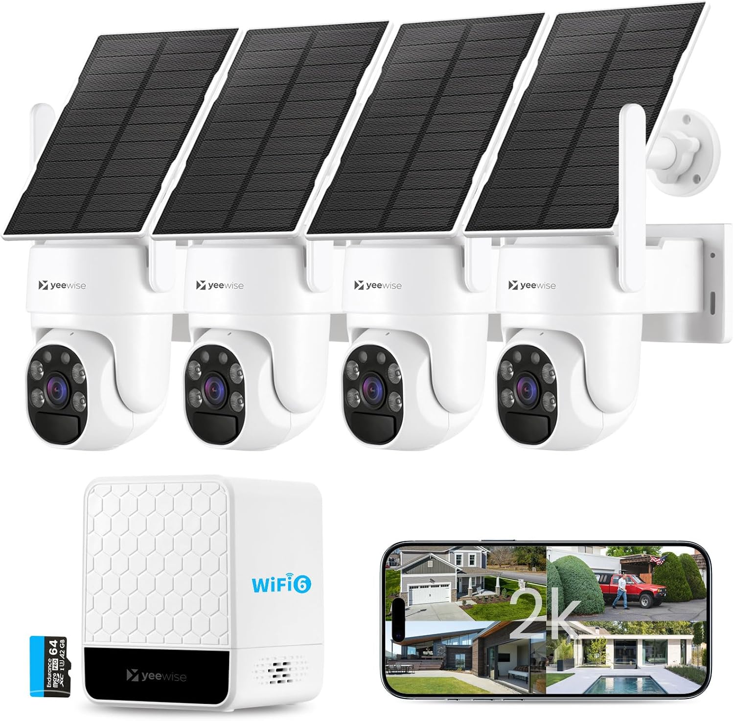 نظام كاميرات أمان لاسلكية تعمل - مراجعة Home Security No Subscription وسعره