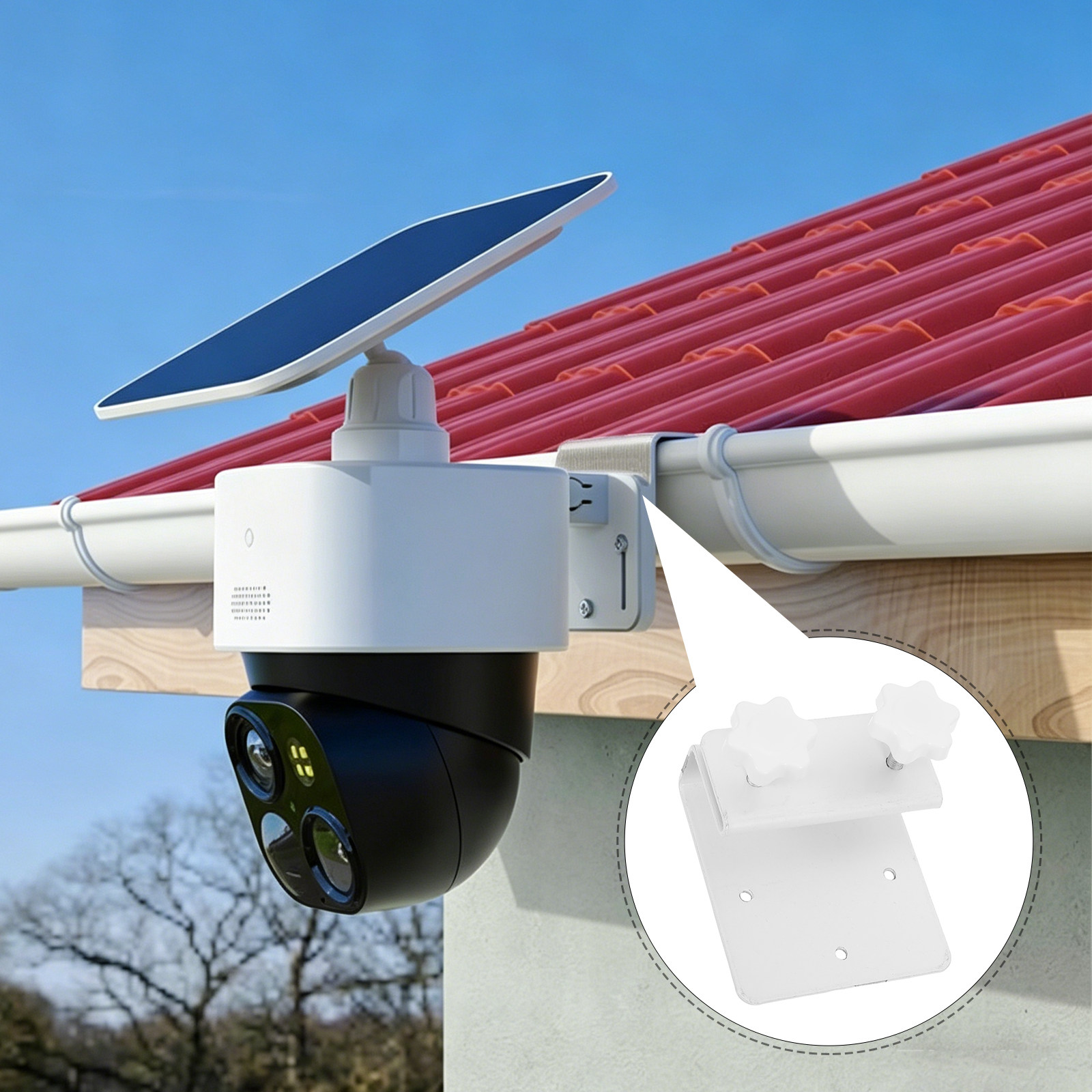 حامل كاميرا أمنية خارجية يعمل  - مراجعة Home Yard Security Cameras وسعره