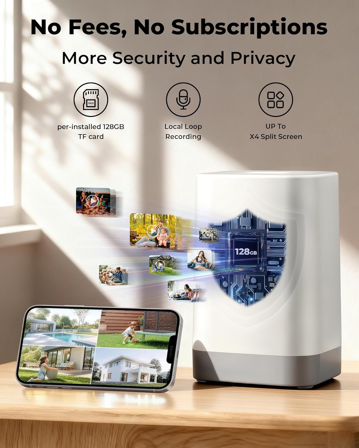 كاميرات أمان خارجية لاسلكية تع - مراجعة Home Security No Subscription وسعره
