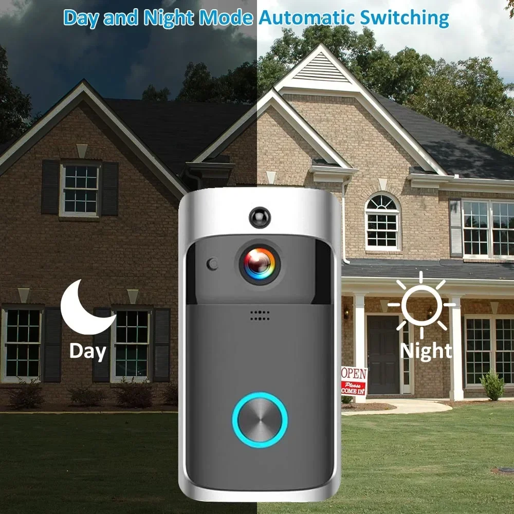جرس باب ذكي لاسلكي بدقة 720P م - مراجعة Home Security Tech وسعره