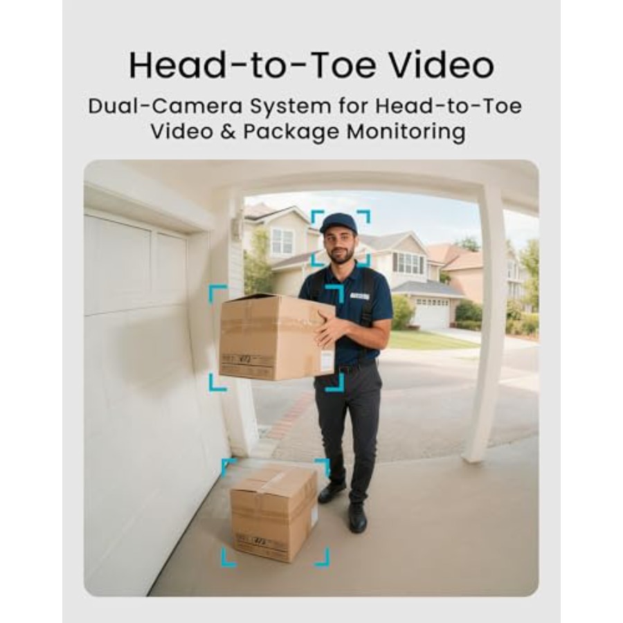 كاميرا جرس باب لاسلكية لأمن ال - مراجعة Home Security No Subscription وسعره