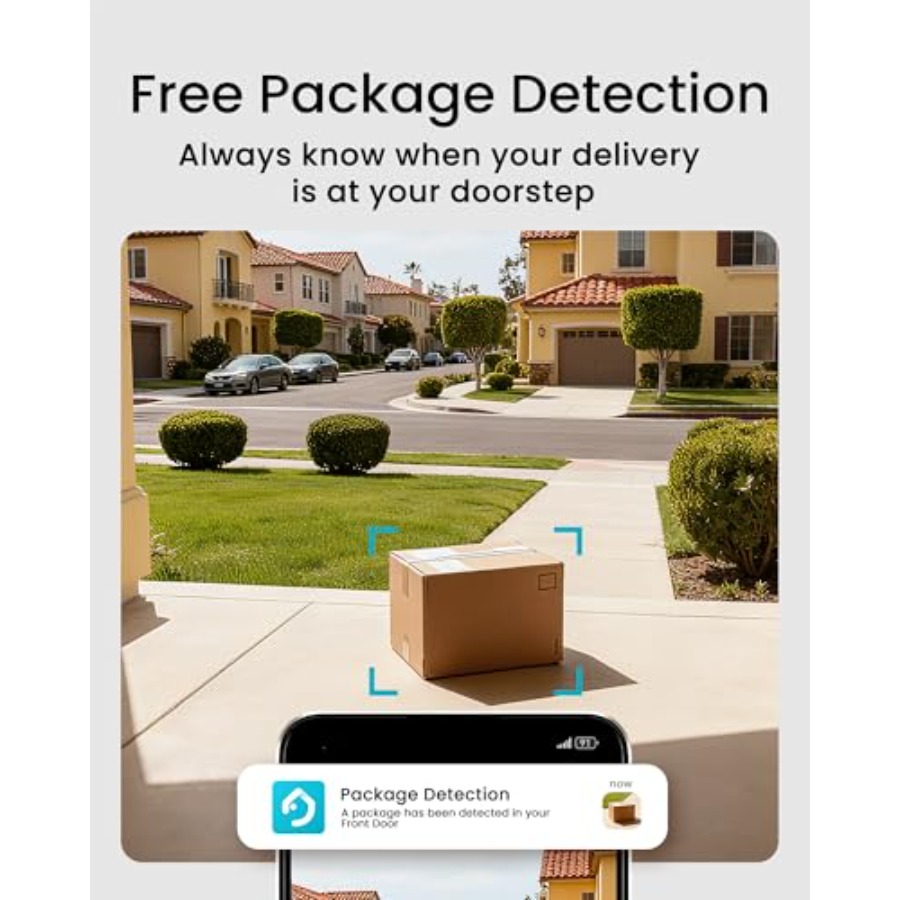 كاميرا جرس باب لاسلكية لأمن ال - مراجعة Home Security No Subscription وسعره